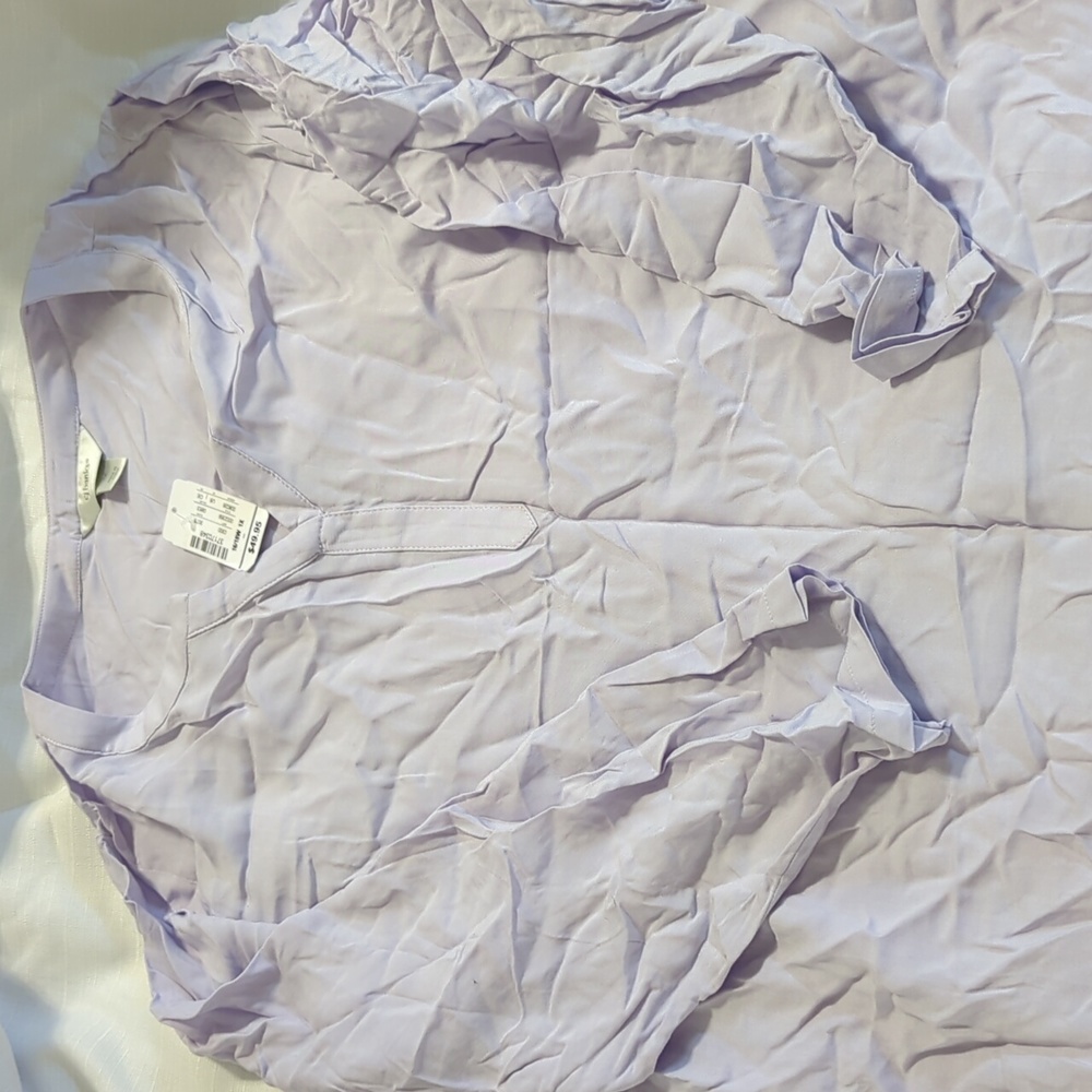 Light purple dress shirt CJ Banks Tote 2